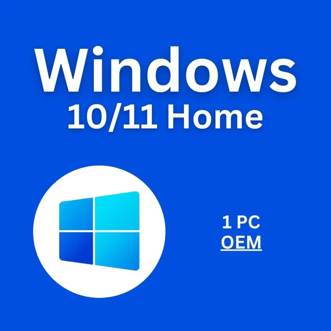 Windows 10 / 11 Home 1PC [OEM] Slide 1